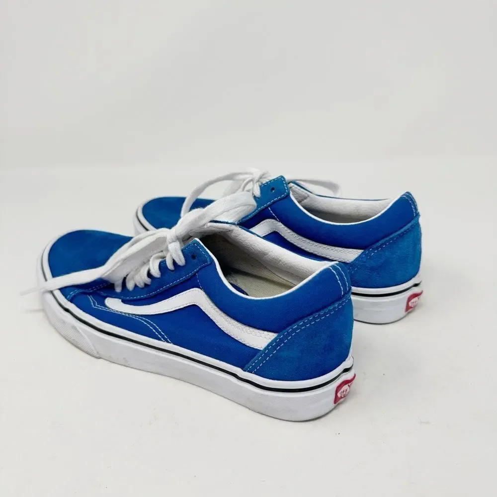 VANS | Blue & White Low Top Lace Up Sneakers Men’s Size 6.5 or Women’s Size 8